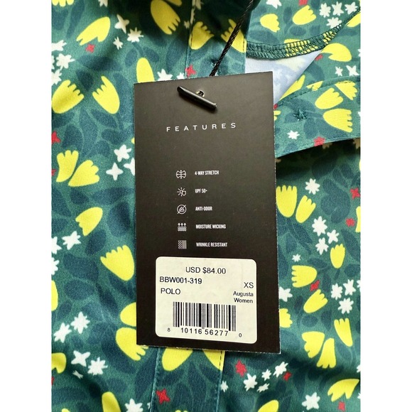 Bad Birdie NWT Women's XS Golf Tennis Shirt Top sleeveless Augusta Masters $84 - Picture 3 of 9